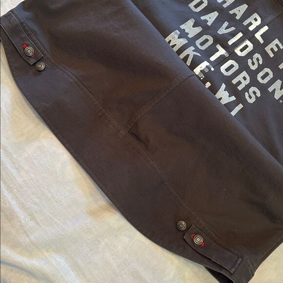 Harley-Davidson Originals MKE Twill Workwear Jacket Black Size 2XL Slim - Picture 6 of 14